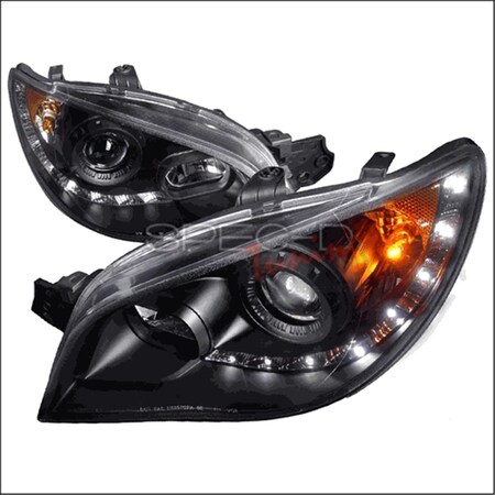 Overtime Black Projector Headlight for 06 to 07 Subaru Impreza, 10 x 23 x 23 in. OV2654215
